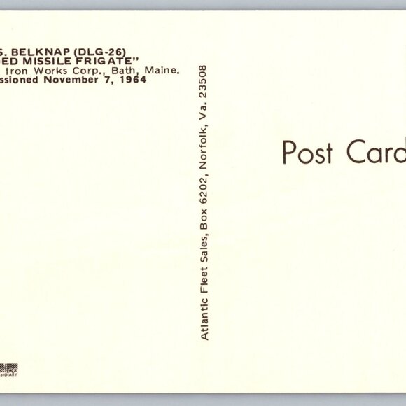 Postcard  Unposted  Warships [Frigates] Lot of 8 Historic Collection #1167 - Picture 12 of 16